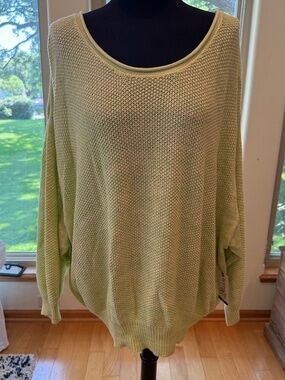Soft Cotton Knit Sweater Size 2X